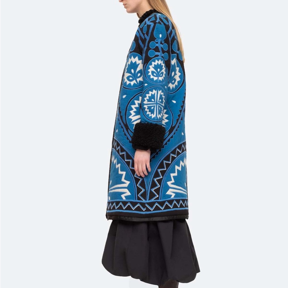 Sea New York Gael Appliqué Coat NWT - Picture 3 of 14